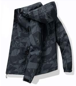 Conjunto Deportivo Familiar de Lona con Cuello Alto, Chaqueta Cortavientos Impermeable y Transpirable con Cremallera para Invierno, Unisex, para Montañismo - Product Image 2