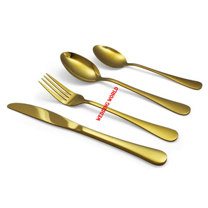 Cubiertos decorativos de metal de calidad superior y cubiertos de diseñador hechos a mano con estilo clásico al por mayor nuevos cubiertos de metal - Product Image 5