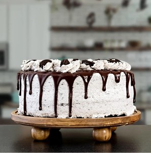 แท่นชาร์จไม้อะคาเซียแท่นไม้ธรรมชาติไส้กรอกชีสขนมผลไม้ทันสมัยแผ่นเสิร์ฟขนาดใหญ่ขาพลาสติก - Product Image 6