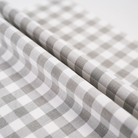 Poly laine de mer recyclée SWL-5E1835 durable PET/Polyester = 20/80 pour chemise à carreaux de porte extérieure, UPF30 +,Q-Dry