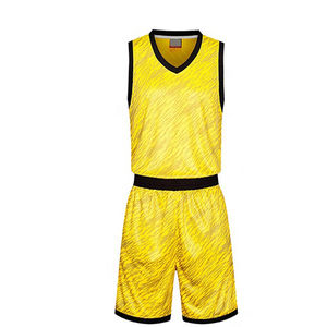 Ensemble d'uniformes de basket-ball personnalisés unisexe, blanc et rouge, maillot sans manches, short, impression du nom et du numéro de l'équipe, taille plus, vêtements de sport à séchage rapide - Product Image 2