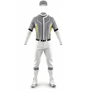 Haute qualité 100% Polyester Baseball & Softball porter respirant impression numérique ensemble de vêtements de sport Logo personnalisé uniformes en gros - Product Image 3