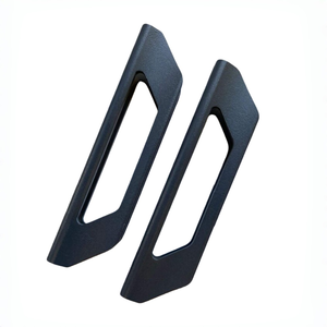 Poignée de porte coulissante en aluminium <span class=keywords><strong>anthracite</strong></span> moderne pour chambre à coucher et hôtel, disponible en plusieurs couleurs - Product Image 1