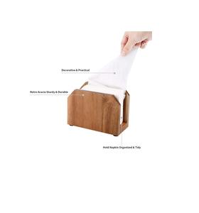 Best Logo <b>Wood</b> Case Storage Stand Box Napkin Holder Organizer <b>with</b> Fresh Design <b>Wood</b> <b>Lids</b> Tissue <b>Boxes</b> - Product Image 3