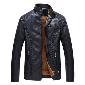 Veste d'hiver classique en cuir pour homme, conçue pour la mode, matériau durable offrant chaleur et confort, idéale pour un usage quotidien - Product Image 1