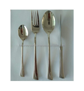 Juego de cubiertos de acero inoxidable con diseños elegantes de la India, varios acabados y tamaños para cubiertos de boda para exportación - Product Image 3