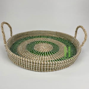 Natural Seagrass <b>Basket</b> for Serving Woven Seagrass <b>Tray</b> OEM Serving <b>Tray</b> Boho Seagrass <b>Tray</b> From HNH Craft Factory - Product Image 4