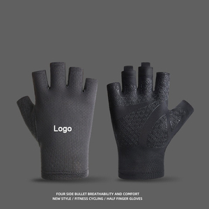 Wholesale Anti UV Cycling Gloves Men and Women's Half Finger <b>Silica</b> Gel Point Anti Slip Gloves for Outdoor Activities - Product Image 5