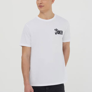 เสื้อยืดผ้าคอตตอนพิมพ์โลโก้ได้ตามต้องการเสื้อยืดลำลองสำหรับทั้งชายและหญิง - Product Image 3