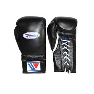 Factory Manufacture Custom Made High Quality Professional Competition Winning Boxing Set <b>Navy</b> Winning Boxing <b>Gloves</b> - Product Image 2