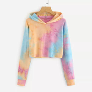 Sudaderas Cortas para Mujer, Ropa Holgada, Sudaderas Cortas Lisas, Personalizadas, Ropa Deportiva, Algodón Transpirable, Tops Cortos - Product Image 5