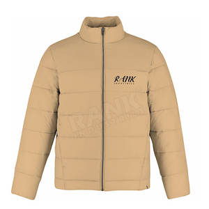 เสื้อแจ็คเก็ตพัฟเฟอร์ผู้ชายสุดเทรนดี้ บุหนานุ่ม อุ่นสบาย เหมาะสำหรับแฟชั่นสตรีทในฤดูหนาว - Product Image 1