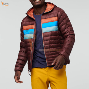Chaqueta acolchada para hombre hecha en poliéster con logotipo personalizado al por mayor, chaqueta acolchada impermeable para uso en exteriores para hombre - Product Image 1