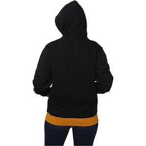 Fabricación personalizada de peso pesado sin cuerda pulóver Streetwear de gran tamaño suelto grueso Anti-pilling transpirable largo 100% algodón - Product Image 2