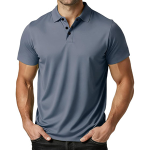 Chemises pour hommes 100% coton, formelles, unies, séchage rapide, évacuation de l'humidité, haute élasticité, boutons-pression pratiques, athleisure, courtes - Product Image 4