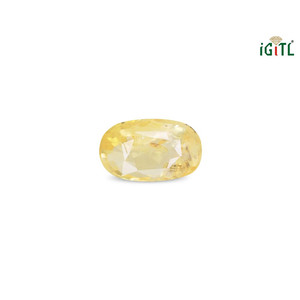 Zafiro Amarillo Natural de 2.97 Quilates (Pukhraj) - Gema Suelta con Corte Esmeralda Facetado - Product Image 1
