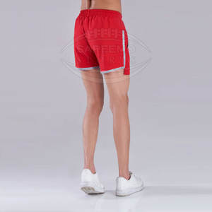 Shorts de course décontractés respirants pour hommes, technologie de séchage rapide, taille à cordon de serrage, matière coton/polyester, haute performance, usage quotidien - Product Image 3