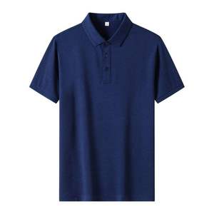 Polos personalizados de algodón orgánico para hombre 100% con logotipo bordado, Camiseta de piqué suave de verano, ropa informal transpirable de alta calidad - Product Image 5