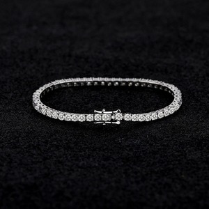 สร้อยข้อมือเพชรมอยส์ซอไนต์คุณภาพสูงประกายเพชรมีจรรยาบรรณแบบยั่งยืนหรูหรามีงบประมาณให้เลือก - Product Image 1