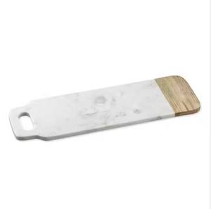 Planche à découper en bois et résine unique fabriquée à la main en Inde avec poignée Planche à découper Planche à servir le fromage Durable Facile à laver au lave-vaisselle - Product Image 4