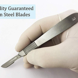 Micro cuchillas, mangos redondos de bisturí, acero inoxidable, Dental, titanio, mango de bisturí quirúrgico, equipo médico - Product Image 3