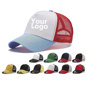 Gorra de Camionero Deportiva Unisex para Adultos de 6 Paneles con Estampado de Goma en Relieve Personalizado, Cierre de Hebilla de Metal, Personalización de Logotipo e Imagen - Product Image 3