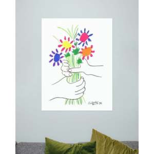 Impresión Artística Moderna de Pablo Picasso, Ramo de Paz, Diseño de Naturaleza Muerta en Papel - Product Image 3