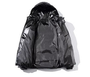 Personalizado acolchado Puffer chaquetas hombres abrigos de invierno impermeable a prueba de viento de gran tamaño prendas de vestir exteriores fabricante proveedor - Product Image 5