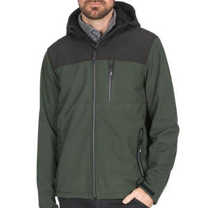 Diseño personalizado Hombres Chaqueta Softshell Stand Collar Chaqueta Softshell Venta al por mayor Chaqueta Softshell - Product Image 3