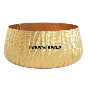 Tazón de Chocolate de Metal dorado martillado de buena calidad hecho a mano de diseñador dulce tazón clásico elegante diseñador de Chocolate tazón - Product Image 3