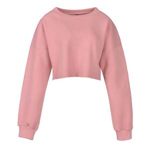 Sudadera con capucha corta deportiva para mujer, ropa informal de entrenamiento, proveedor de fábrica OEM - Product Image 1