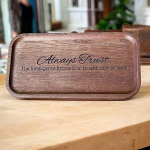 Plateau en bois fait main avec revêtement en velours |   Finition de qualité supérieure |   Prix de gros en vrac d'usine - Product Image 2