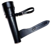 Gourde de chasse en métal durable de haute qualité, porte-bouteille de vin/whisky en acier inoxydable avec fermeture à bouton pour bouteille d'alcool équestre