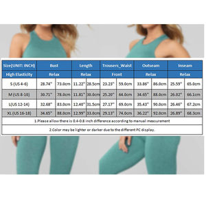 Services OEM, ensemble de yoga pour femmes, dernier style, haute qualité, design personnalisé, respirant, cordon de serrage sur le devant, 2 pièces, élasthanne/polyester - Product Image 6