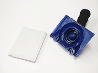 Brosse à peinture industrielle DIY en éponge avec poignée réglable, outil de finition d'angle de 12 cm pour la maison, support personnalisé OEM/ODM