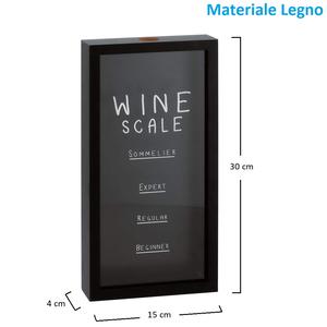 MDF montado en la pared y vidrio negro 15x4x30 cm corcho de vino y soporte para tapa de cerveza Decoración de cocina estante de pared y exhibición - Product Image 2