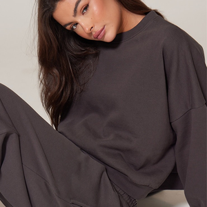 Titlists Blanc Femmes Costume Empilé Streetwear Survêtement Survêtement Deux Pièces Jogger Flare Pantalon Ensembles Baggy Survêtement Ensemble - Product Image 6