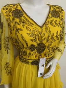 ชุดเดรสออกงานกลางคืนแบบหรูหราของผู้หญิงชุดเดรสยาวผ้าตาข่ายบานสำหรับงานแต่งงานของสโมสรชุดเดรสปาร์ตี้ตอนเย็นประดับด้วยเลื่อมสไตล์วินเทจ - Product Image 3