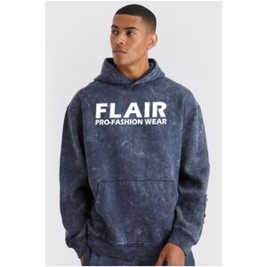 Chándal con capucha de algodón 100% de gran tamaño para hombre, ropa de invierno de estilo vintage con detalle de costura cuadrada, técnicas bordadas con cuentas - Product Image 4