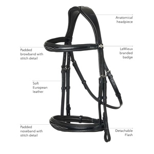 Bride Flash de compétition Bride de cheval en cuir véritable colorée de luxe en Inde Bride de cheval en cuir véritable multicolore chaud - Product Image 5