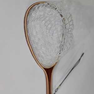 Foldable 79.5cm Silicone Mesh Fishing Net With Lock Switch Belt Clip Bass Trout Boat N02 Fishing Landing Net