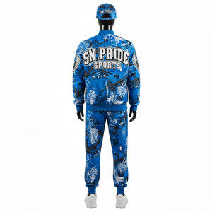 ชุดวอร์มกีฬาแบบสองชิ้น เสื้อฮู้ดและกางเกงเลกกิ้งวิ่งทรงปกติ ผ้าสี่ทิศทางยืดได้ เป็นมิตรกับสิ่งแวดล้อม ออกแบบตามสั่ง - Product Image 5