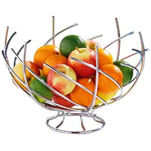 Home Ware <b>Fruit</b> <b>Storage</b> Basket Stylish Design Curved Shape Rose Gold Color <b>Fruit</b> Basket in Affordable Price - Product Image 5