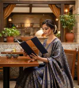 Porte-menu en cuir PU sur mesure, format A4, pour hôtel et restaurant, avec clip, logo en acrylique, design moderne, couleur personnalisée, certifié ISO9001 - Product Image 1