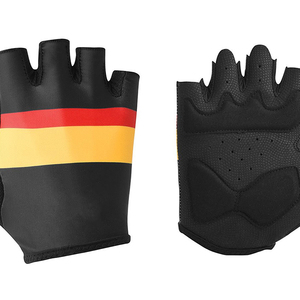 Venta al por mayor Mejor Precio medio dedo guantes de Ciclismo de alta calidad deportes al aire libre PU Material logotipo personalizado - Product Image 3