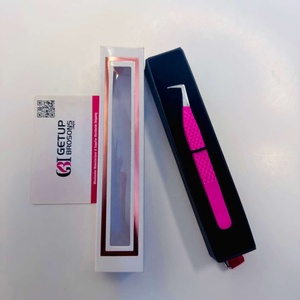 Las Mejores Pinzas para Pestañas GETUP BROSONS IMPEX de 10 mm y 90 Grados, Color Rosa Personalizado, Acero Inoxidable, Punta Lisa, Antiestáticas, de Precisión - Product Image 4