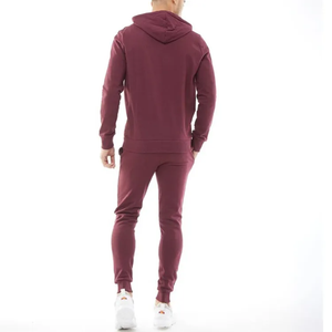 Conjunto de dos piezas de chándal y pantalones de chándal de nailon con cremallera y solapa con logotipo personalizado OEM para hombre - Product Image 2