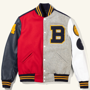 Letterman matelassé vers le bas personnalisé satin bomber baseball vêtements d'hiver pour hommes varsity slim fit vestes - Product Image 3