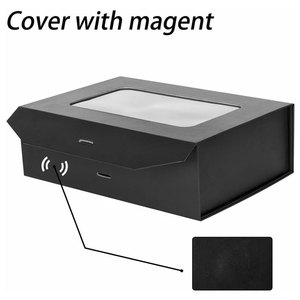 Caja de regalo transparente con ventana Muestra tu perfume con estilo con cierre magnético Caja de perfume Papel al por mayor - Product Image 3