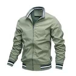 Chaqueta de béisbol de algodón personalizada OEM para hombre con bordado College Letterman Bomber chaqueta de invierno de talla grande con logotipo en la parte delantera - Product Image 4